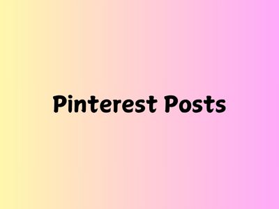 Pinterest Posts