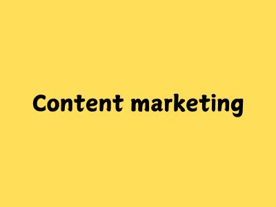 Content marketing