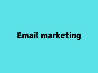 Email marketing