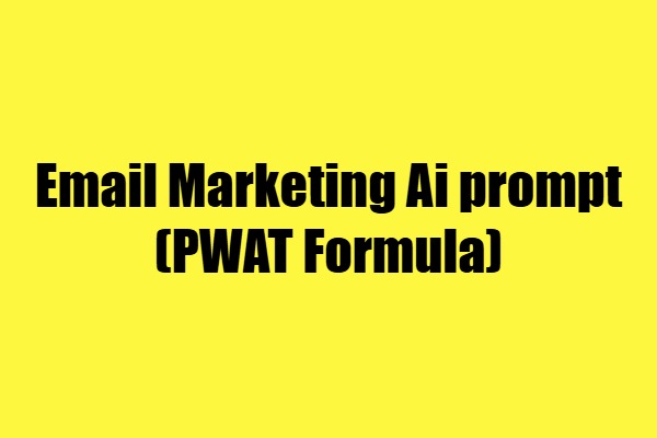email marketing prompt
