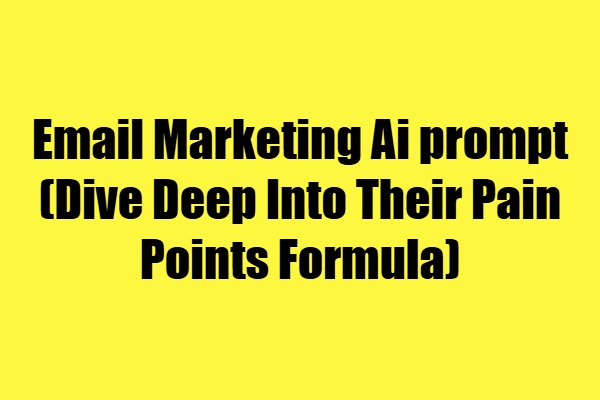 email marketing prompt